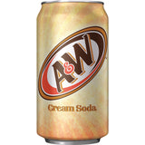 A&W Cream Soda, 12 fl oz cans, 12 pack