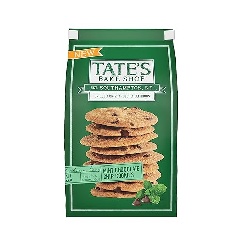 Tate's Bake Shop Mint Chocolate Chip Cookies, 6.5 oz