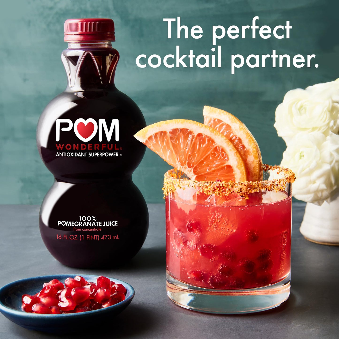 POM Wonderful 100% Pomegranate Juice, 48 Ounce Bottle