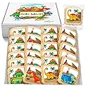 Dinosaur Cookies Individually Wrapped Dino Jurrasic themed Theme Party Favors 24 Pack Bulk for Kids Birthday Party Sugar Cookie T-Rex