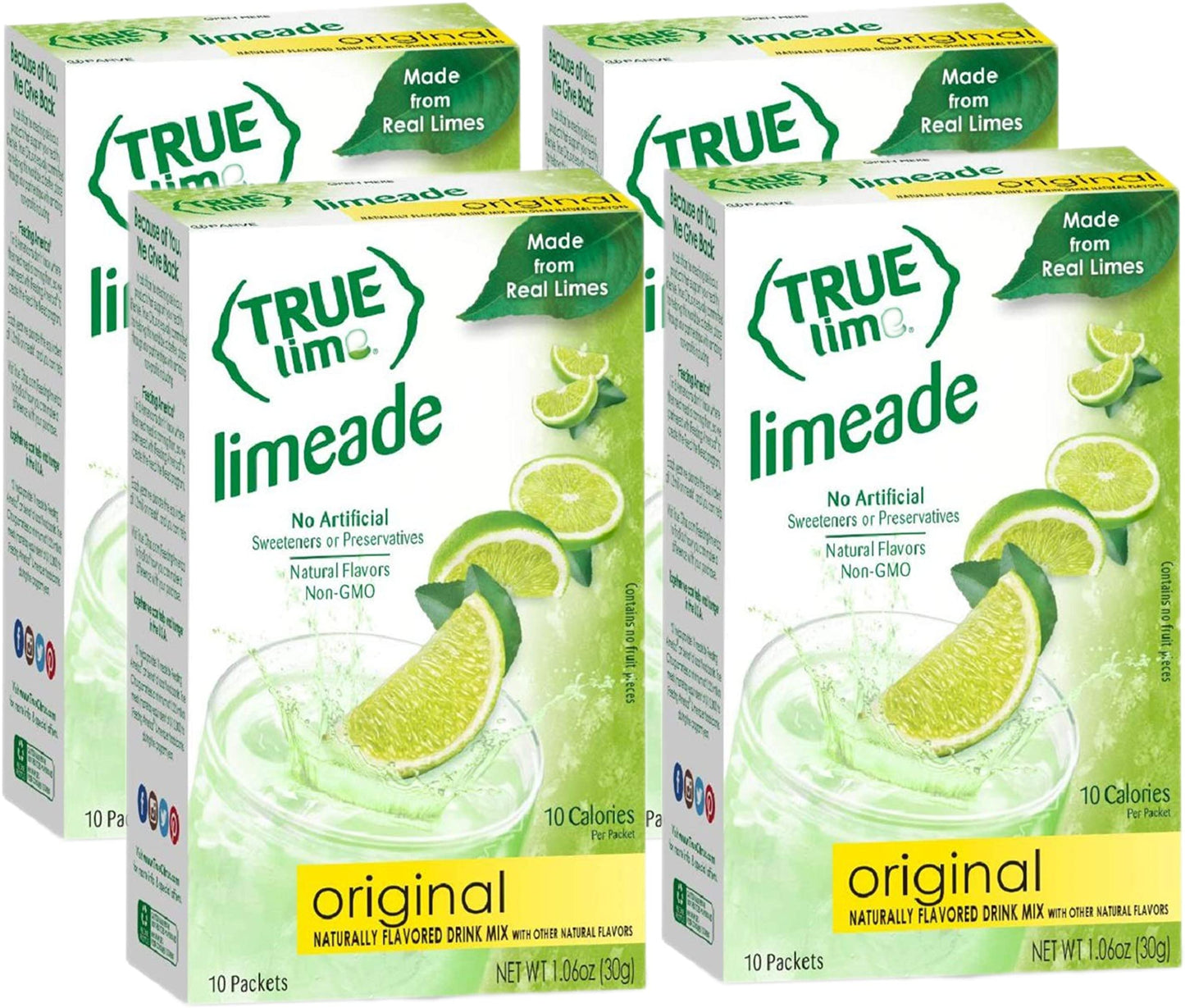 True Lime Original Limeade, 10 ct - 4 pack