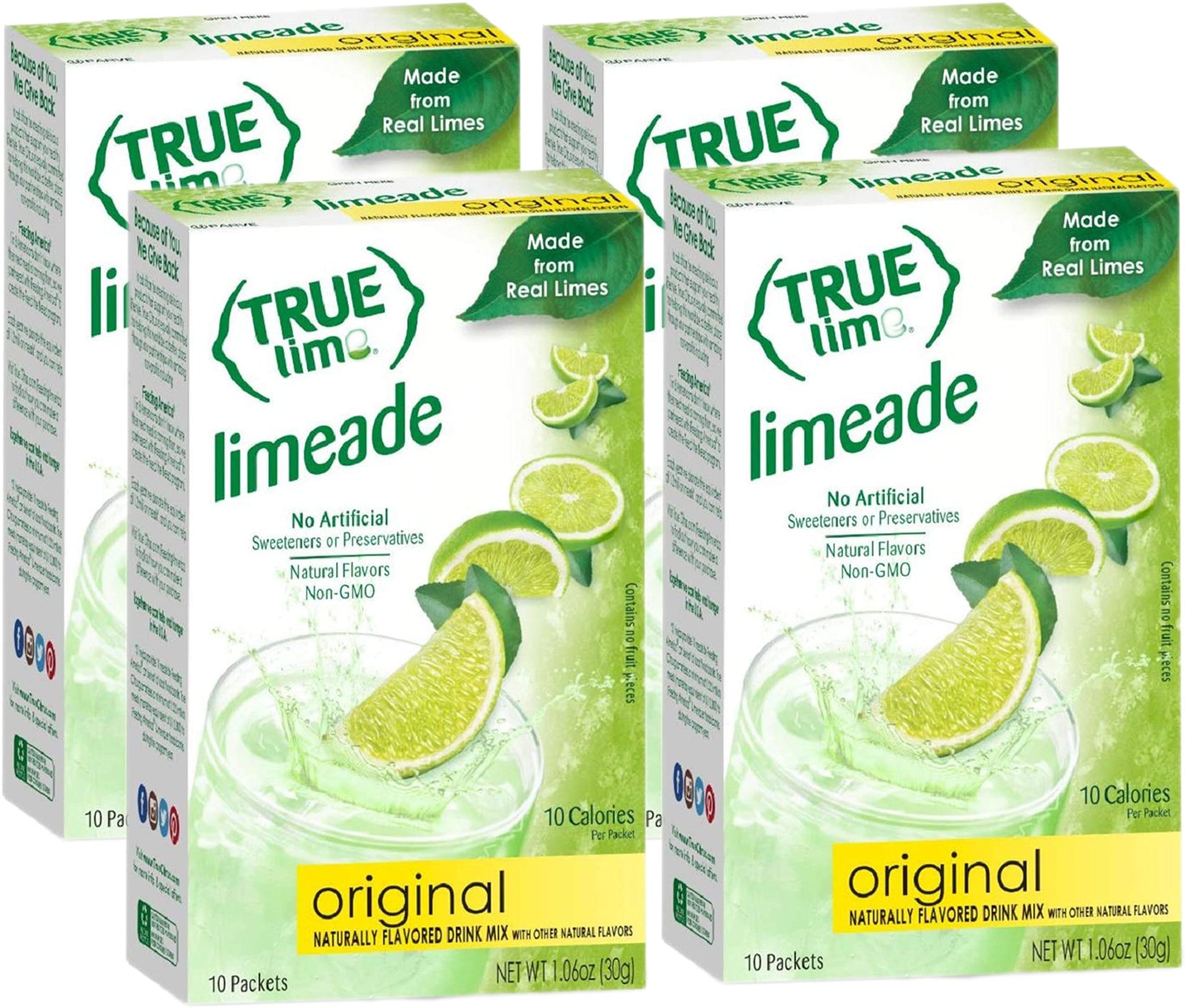 True Lime Original Limeade, 10 ct - 4 pack