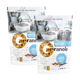 Grandma Emily Almond Vanilla Super Crunch Granola Custer Cereal with Rolled Oats, Brown Sugar, Puffed Rice, and Almonds, 9 ounces (Pack of 2)