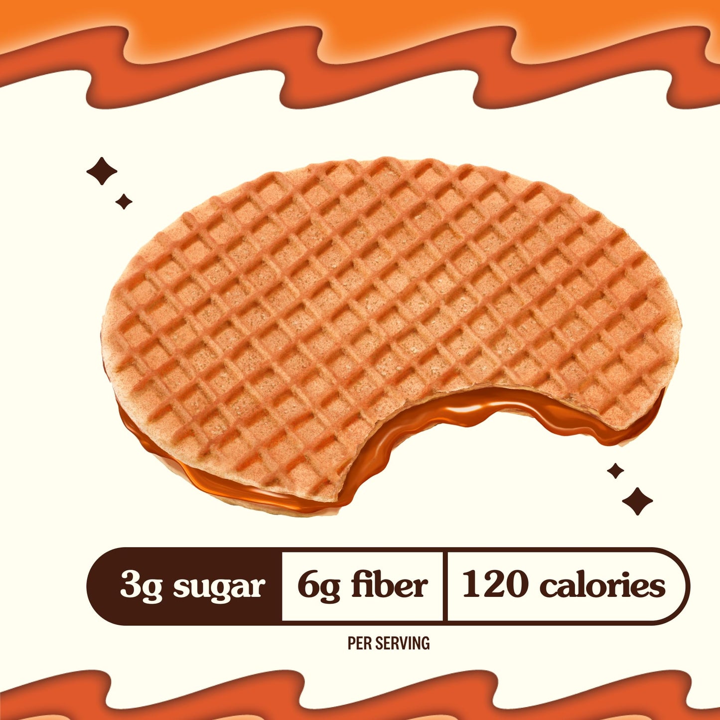RIP VAN WAFELS Dutch Caramel & Vanilla Wafel Cookies, 4.64 OZ