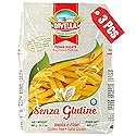 Divella Gluten Free Penne Pasta, 16 oz. (Pack of 3) - Authentic Italian Gluten Free Pasta, Penne Rigate Made with Maize and Rice Flour, Perfect 'Al