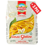 Divella Gluten Free Penne Pasta, 16 oz. (Pack of 3) - Authentic Italian Gluten Free Pasta, Penne Rigate Made with Maize and Rice Flour, Perfect 'Al