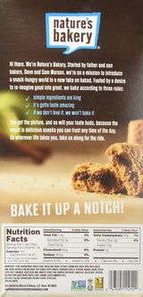 NATURES BAKERY BAR FIG WW APPLE CINNAMON, 2 OZ, PK- 12