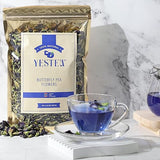 YESTEA Butterfly Pea Flower 4.41 oz (375+ Cups) Small-Batch and Handpicked from Thailand - Non GMO Rich in Antioxidants, Caffeine Free, Vegan
