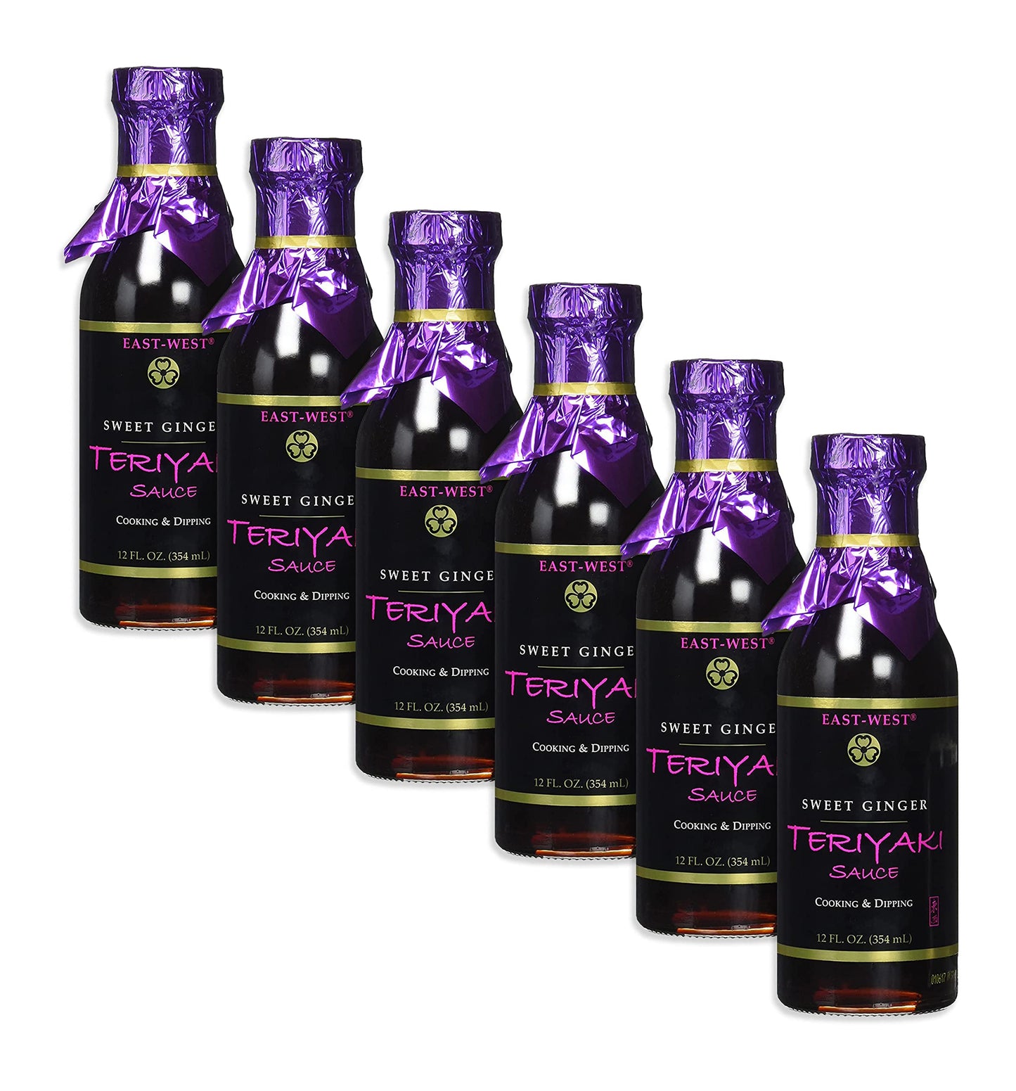 EastWest Fat-Free Sweet Ginger Teriyaki Sauce, 12 Ounce (Pack of 6)