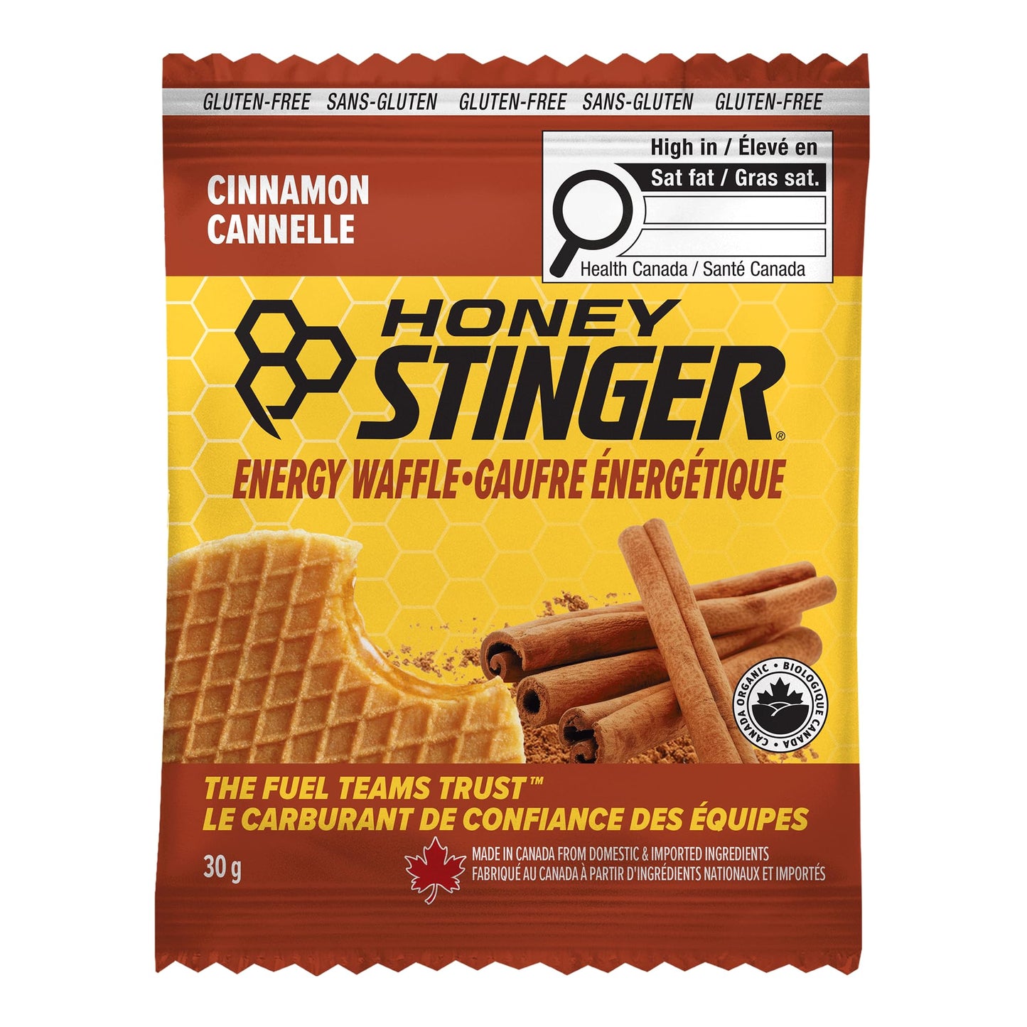 Honey Stinger Gluten Free Waffles - 12-Pack Gf Cinnamon, One Size