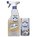 Bar Keepers Friend Cookware Cleanser Polish 13.5 oz and More Spray Foam Rust Stain Remover 25.4 oz Bundle