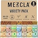 Mezcla Puff-Crispy Plant Based Protein Bars - Variety Pack - Healthy Snacks for Adults & Kids - Granola Bars for School, Travel, & Office Snacks
