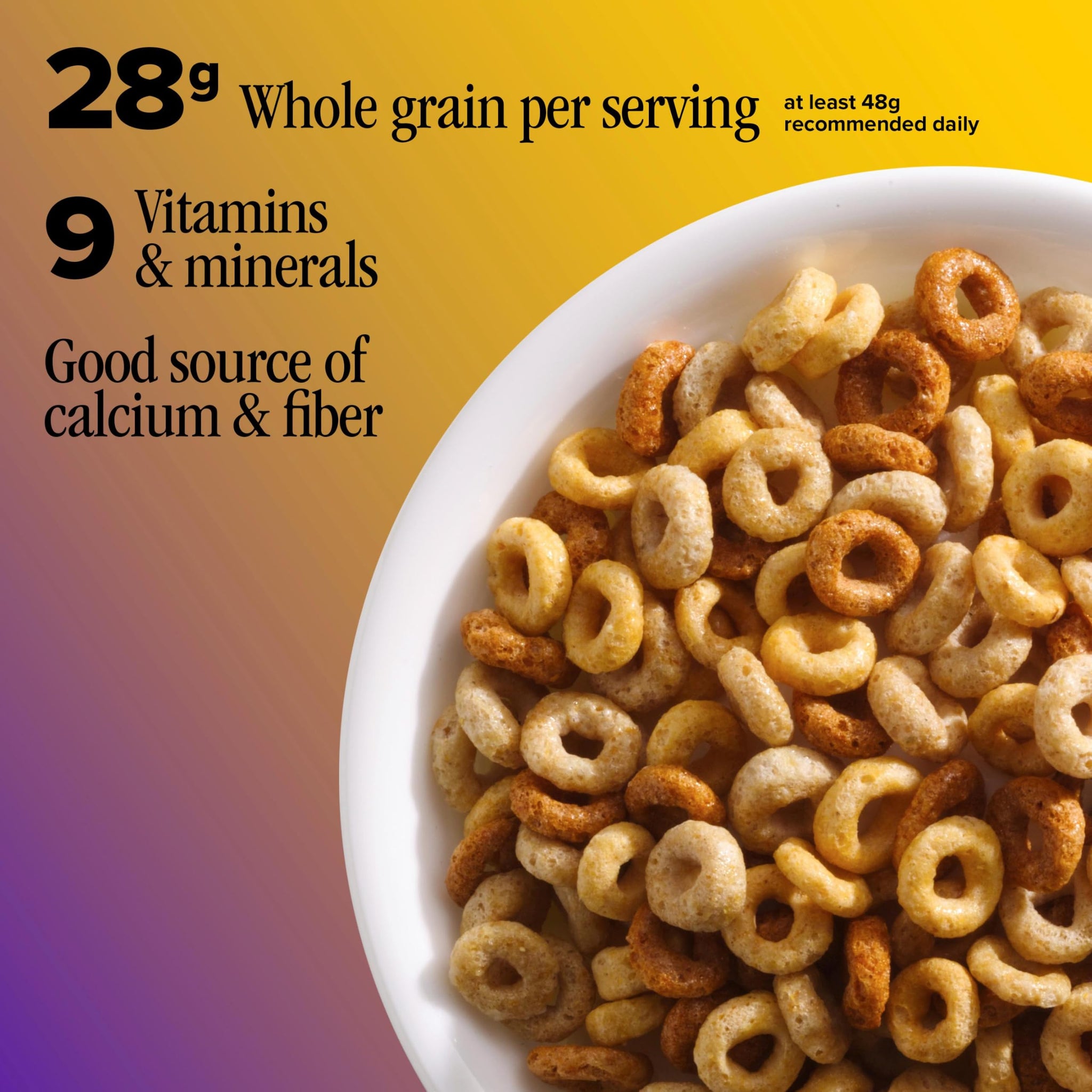 Multi Grain Cheerios, Heart Healthy Breakfast Cereal, Large Size, 12 oz