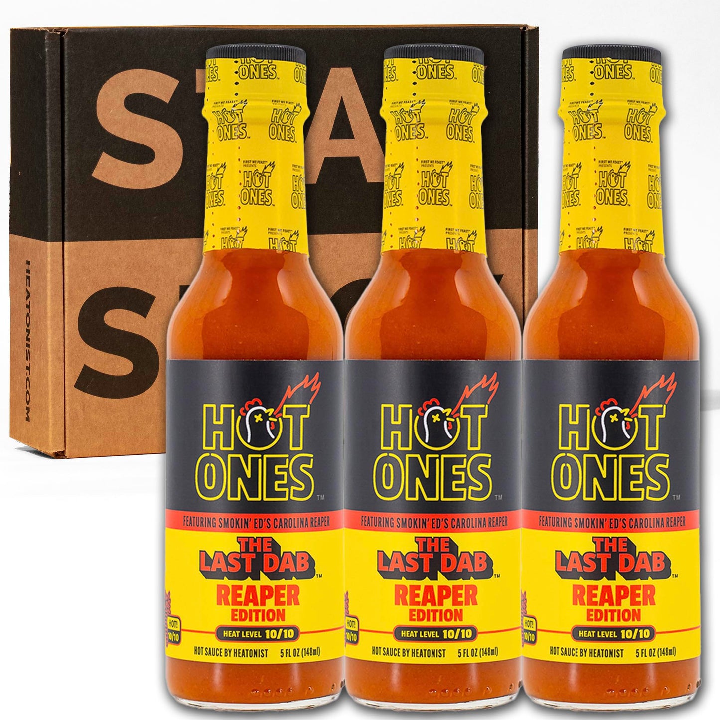 Hot Ones Last Dab Hot Sauce The Last Dab Reaper Edition Carolina reaper Hot Sauce 5 Fl Oz Pack of 3