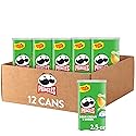 Pringles Potato Crisps Chips, Lunch Snacks, Office and Kids Snacks, Grab N' Go, Sour Cream and Onion, 1.88 Pounds (12 Cans)