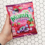 Mamba Berry Tasty Fruit Chews, Individually Wrapped Candies, Bowl Filler Treats, 7.05 Ounces (Pack of 2)