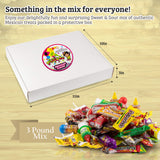 Pinata Mexican Candy Box - Sweet and Sour - 73 Pack - 3 Pounds - Authentic Mexican Candy Assortment - Dulces Mexicanos Variety Pack - Candies Mix