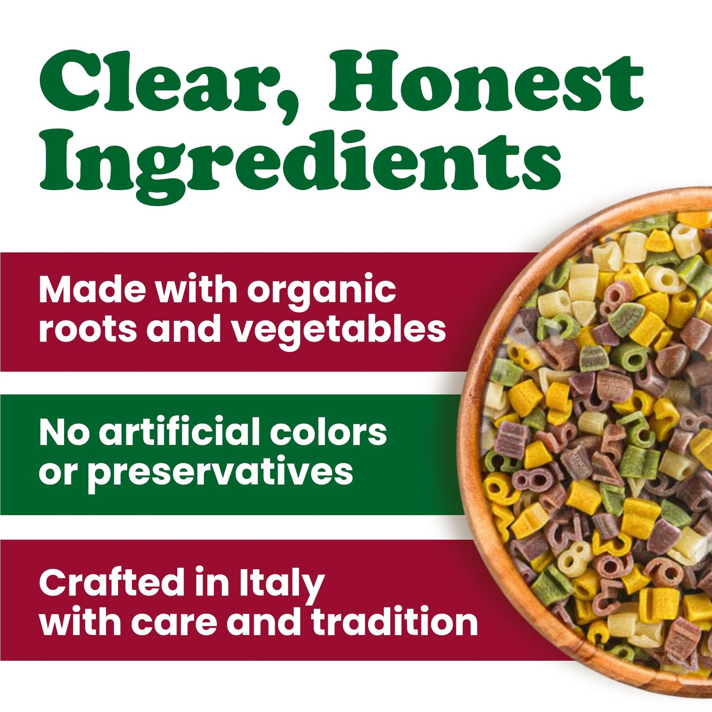 Food to Live Organic Numberini Pasta - Eat. Play. Learn, 8.8 oz (Pack of 1) - Multicolor Italian Fun Kid's Pasta, Made with Roots and Vegetables