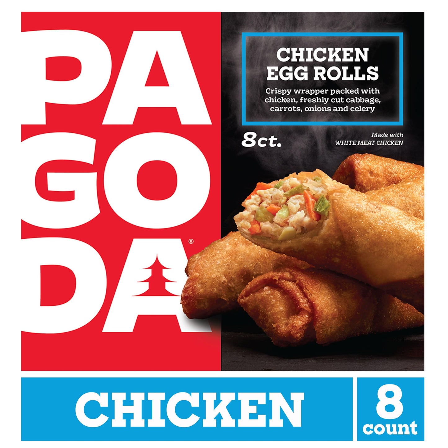 Pagoda Chicken Egg Rolls, 22 Oz