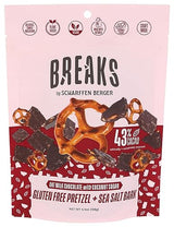 Scharffen Berger Pretzel & Sea Salt 43% Oat Milk Chocolate Bark, 4.5 OZ
