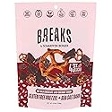 Scharffen Berger Pretzel & Sea Salt 43% Oat Milk Chocolate Bark, 4.5 OZ