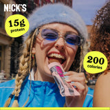 N!CK'S Protein Bars Salty Peanut Chocolate - 12-Count Box | 15g protein | 200 calories | Protein-Packed Snack, Low Calories, Low Carbs, Keto Friendly