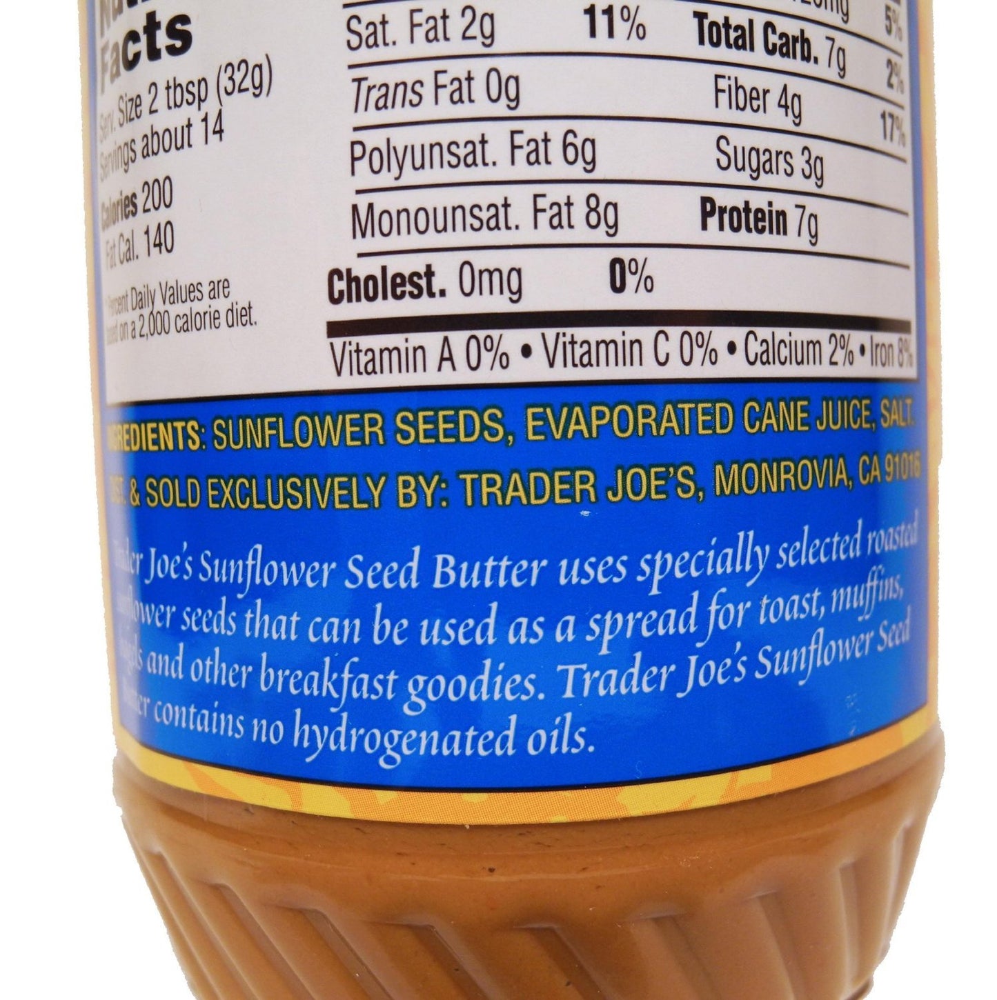 2 Pack Trader Joe's Sunflower Seed Butter