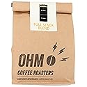 Ohm Coffee Roasters Full Stack Blend, Medium-Full Roast, Whole Bean Coffee, 12oz bag