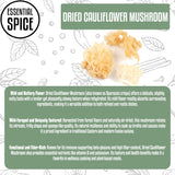 Essential Spice Dried Cauliflower Mushrooms - Frilly Texture & Mild, Nutty Flavor - Ideal for Stir-Fries, Soups, Braises & Broths - Wild-Harvested