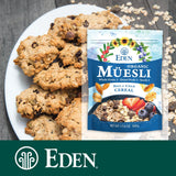 Eden Organic Muesli Cereal, Eat Hot or Cold, Oat, Rye, Wheat, and Spelt Flakes, Raisins, Cranberries, Wild Blueberries, Pumpkin and Sunflower Seeds