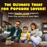 Handi-Pak Gourmet Popcorn Kit, 24 Pre-Portioned Packs for 8 oz Poppers, Popcorn Machine, Movie Theater Style, Butter Coconut Oil, Packet with Kernels