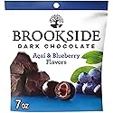 Brookside, Dark Chocolate, Acai and Blueberry Flavored Snacking Chocolate Bag, 7 Ounce