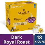 Gevalia Dark Royal Roast K-Cup Coffee Pods (18 Pods)