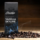 Brooklyn Beans Vanilla Skyline 100% Arabica Craft Roasted Ground Coffee, Vanilla Flavored, 12 Ounce Bag