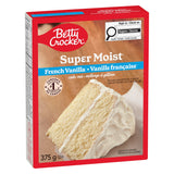 Betty Crocker - Cake Mix - Super Moist French Vanilla Flavour, 375 Grams Package of Cake Mix, Baking Mix