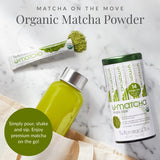 The Republic of Tea - Organic U•Matcha Single Sips, Naturally Caffeinated Matcha Green Tea Powder, 14 Packets