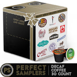 Crazy Cups Flavored Decaf Coffee Pods Variety Pack Sampler, Assorted Single Serve Decaffeinated Coffee Capsules for Keurig K Cups Brewers, 30 Flavored