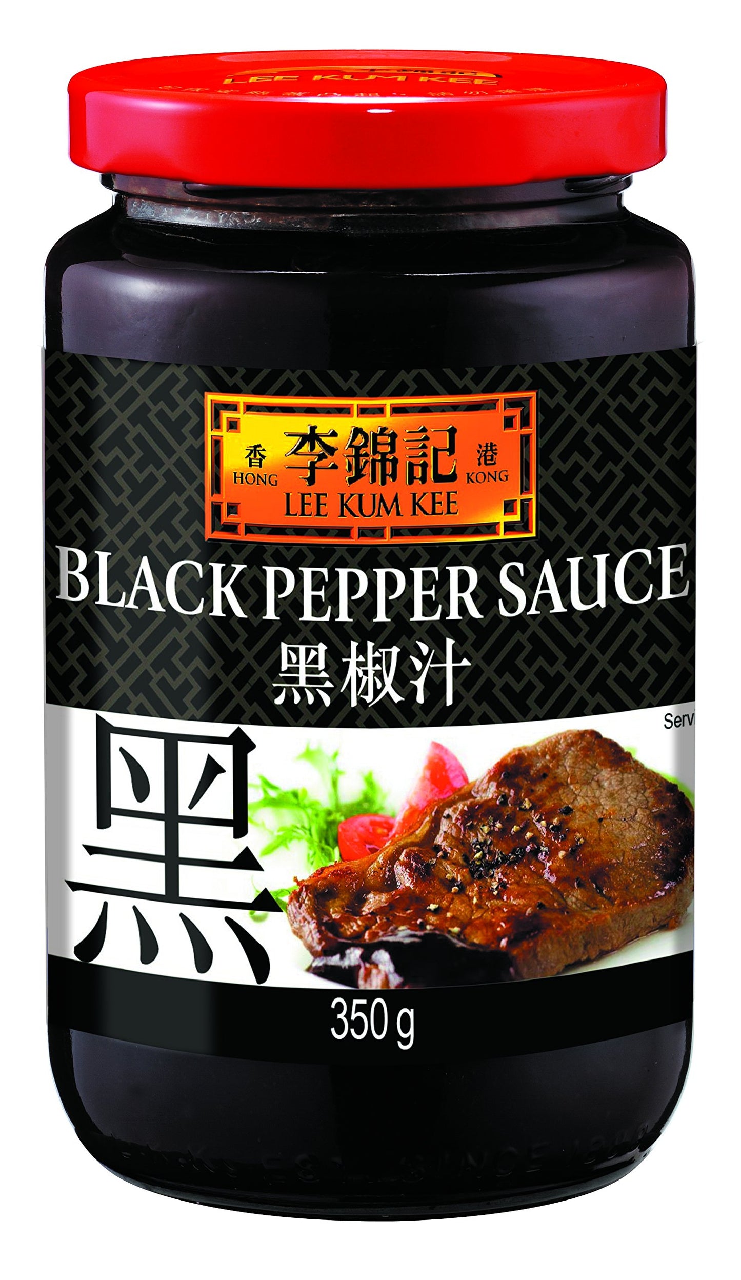 Lee Kum Kee Black Pepper Sauce, 12.4-Ounce Jars (Pack of 3)
