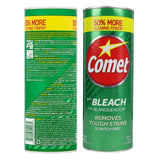 PRENDERE Bathroom Cleaner With Bleach Kit: Two-21 Oz Comet Cleanser With Bleach Plus Microfiber Cleaning Towel - Powerful, Eco-Friendly Comet Powder