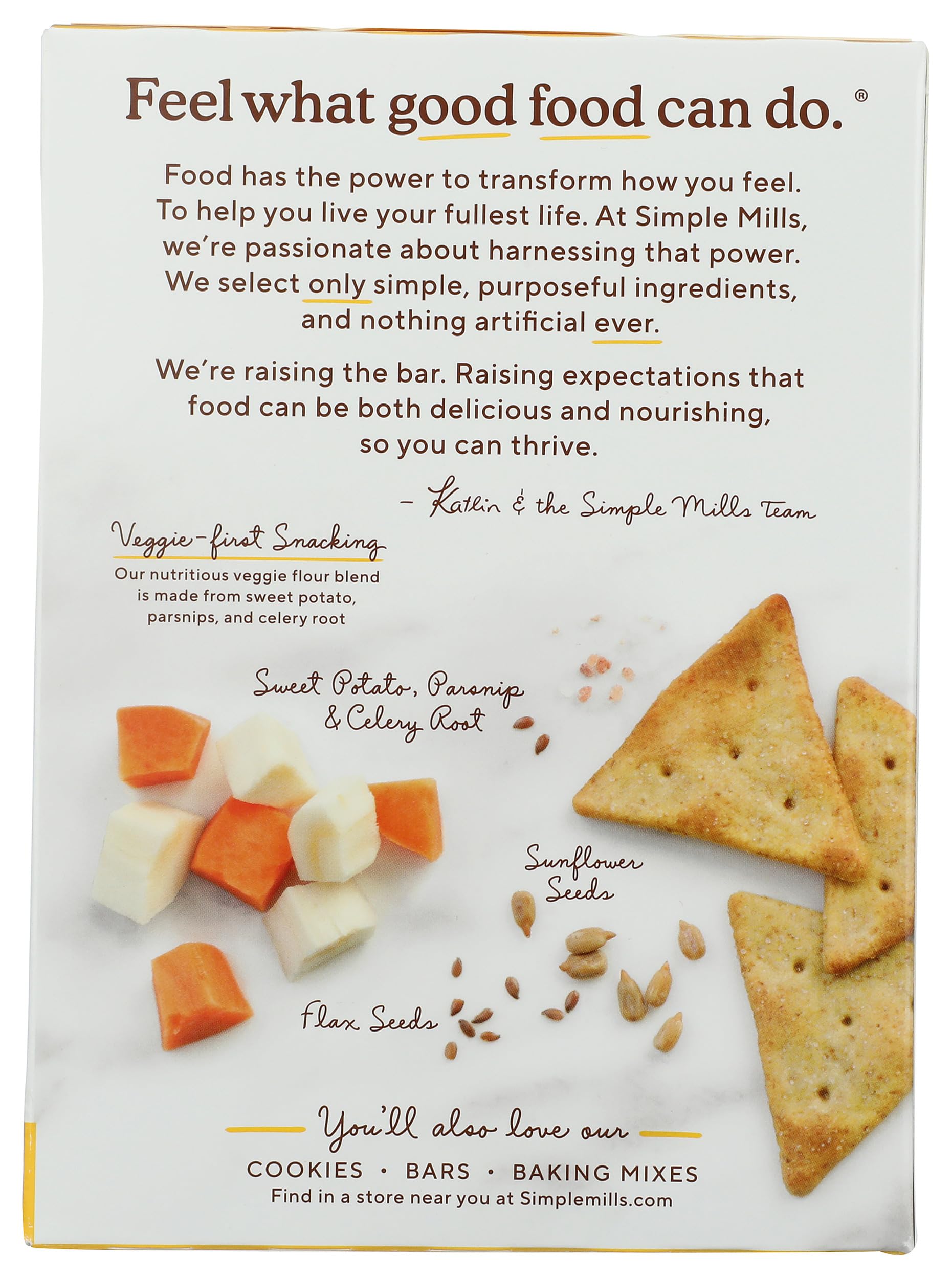 Simple Mills Veggie Pita Crackers, Himalayan Salt - Gluten Free, Vegan, Healthy Snacks, Paleo Friendly, 4.25 Ounce (Pack of 1)