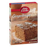 Betty Crocker Gingerbread Cake & Cookie Mix 14.5oz Box (Pack of 6)