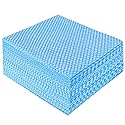 JEBBLAS Disposable Cleaning Towels and Dish Cloths, Reusable Towels,Handy Cleaning Wipes, 50 Count/Pack,Blue
