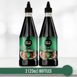 Best Of Thailand Premium Lite Soy Sauce Low Sodium | 2 Bottles of Lite Soy Sauce 23.65oz Real Authentic Asian-Brewed Marinade for Marinating Fish