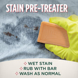 2 pack of Laundry Bar & Stain Remover & Pre-Treater, 5.0 OzFeIs-Napta