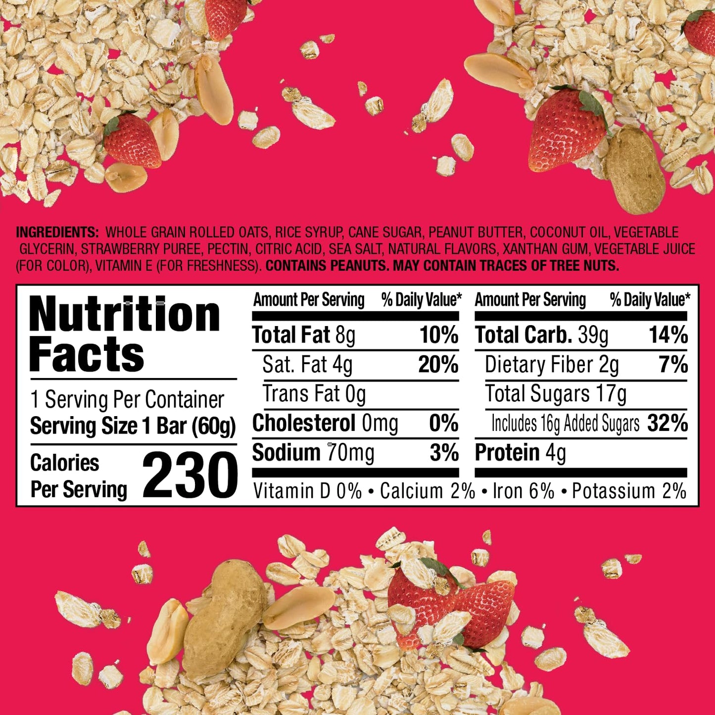 Bobo's PB&J Variety - Grape & Strawberry, Simple Ingredients, Whole Grain Oats, Plant Based, Non-GMO, Gluten Free Breakfast Bars, Healthy Snacks