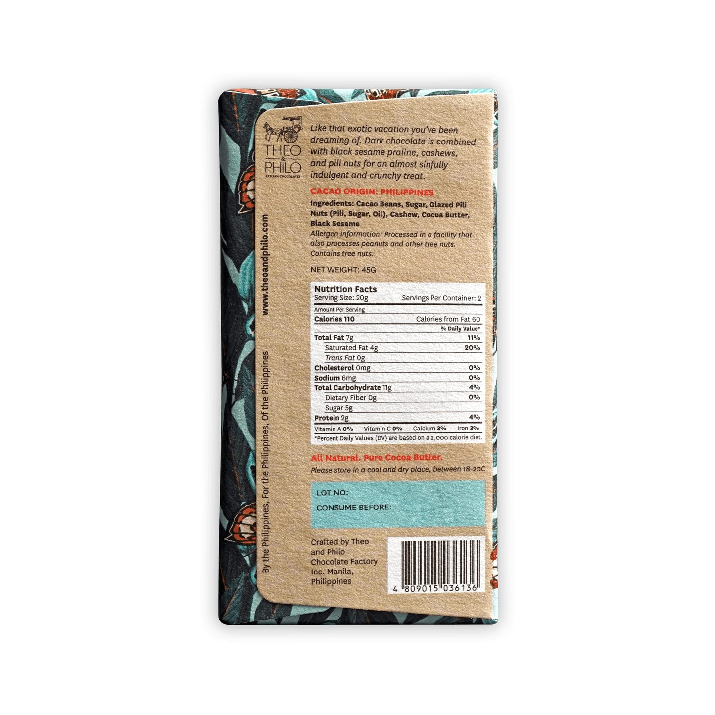 Theo & Philo Best Sellers Chocolate Bundle Dark Chocolate 4 Pack - Filipino Chocolate - Premium, Bean-to-Bar, Direct Sourced, Made at Origin, Woman