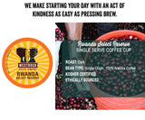 Westrock Coffee Company Rwanda Select Reserve Best Dark Roast Gourmet Single Serve Cups 12 Count (Pack of 3)