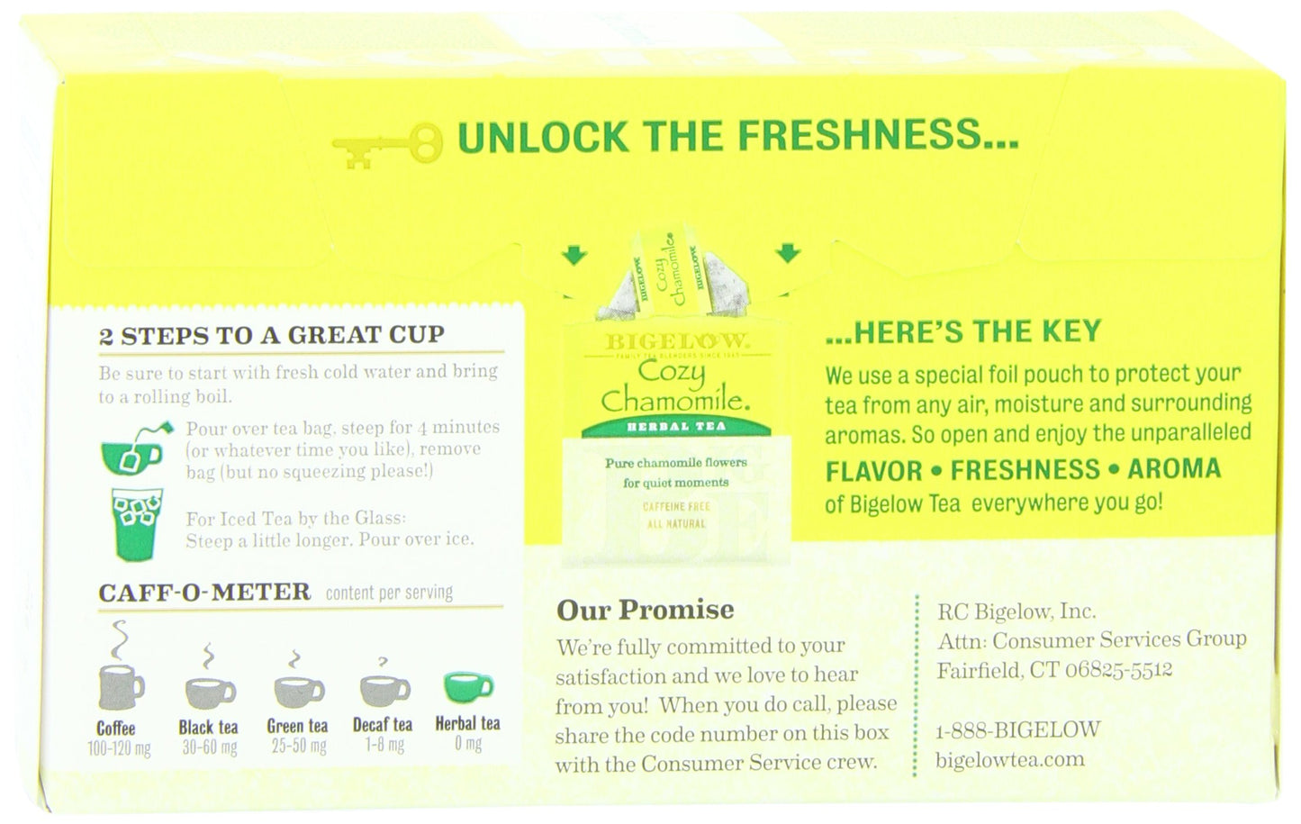 Bigelow Cozy Chammomile Herbal Tea, 20-count (Pack of6)
