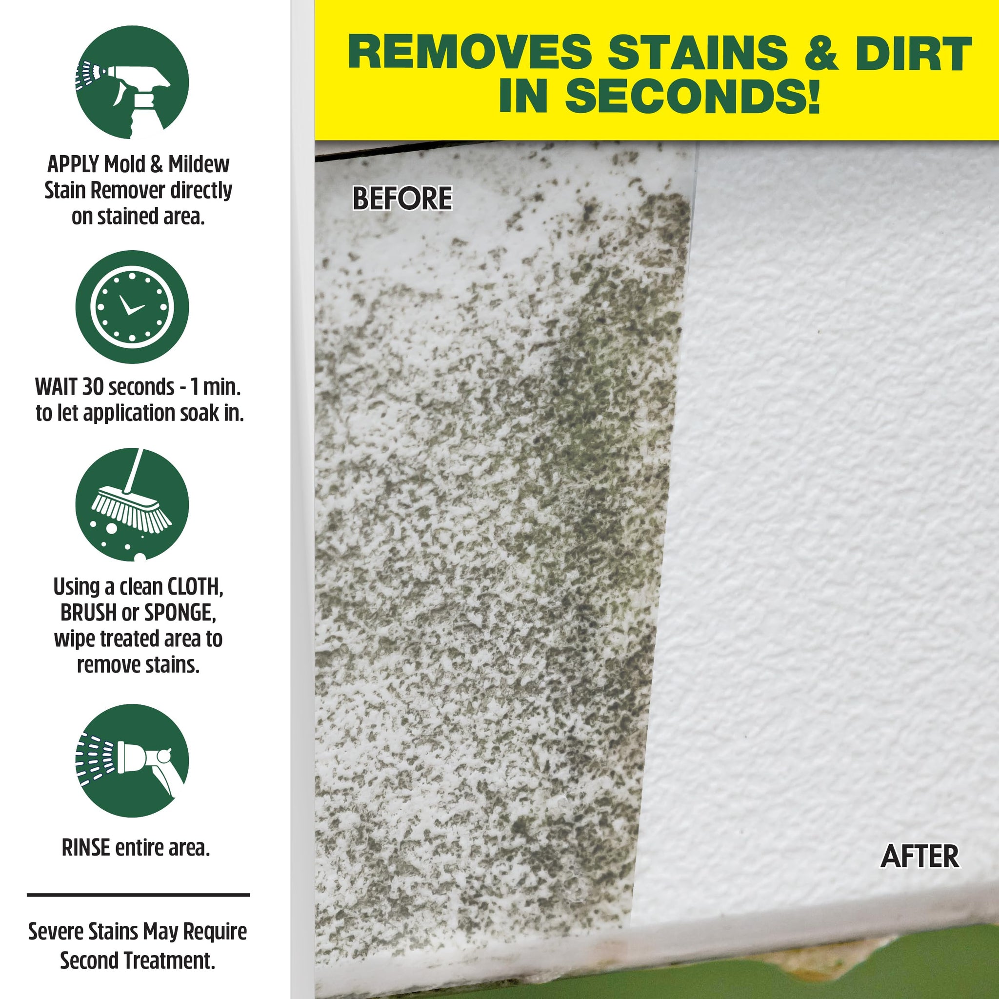 STAR BRITE Professional Grade Mold & Mildew Stain Remover - 32 OZ (120032)