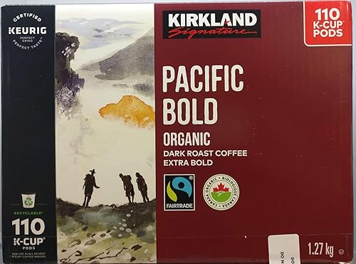 Kirkland Pacific Bold K-Cups, 110 Count, (Imported from Canada)